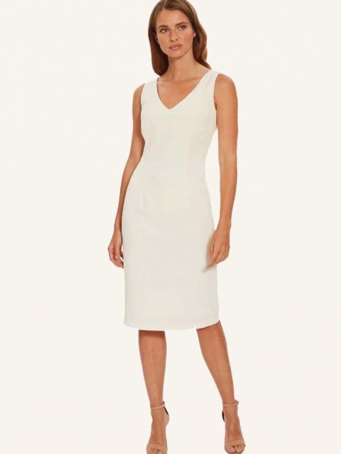 Gina bacconi 2025 white dress