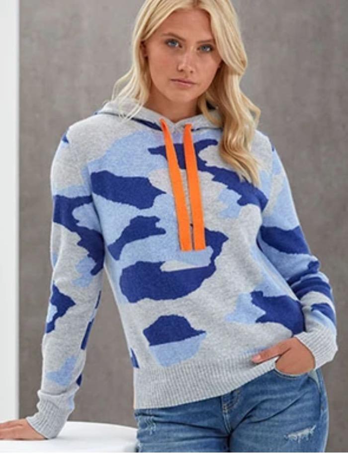 Brodie Cashmere Blue Chloe Camo Hoodie