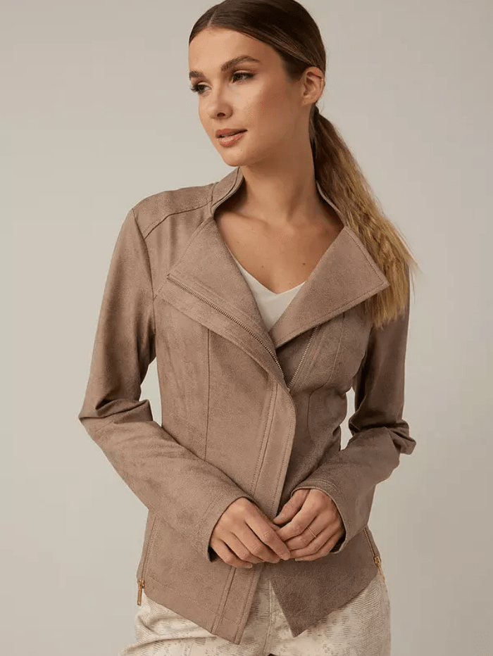 Taupe on sale jacket womens