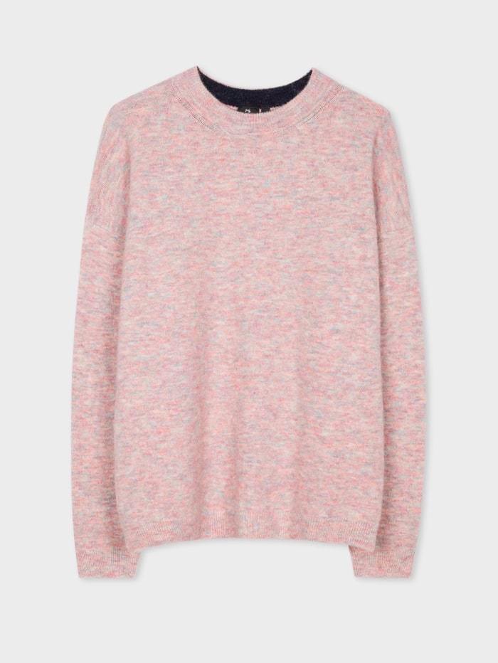 Paul Smith S Pink Marl Wool Blend Sweater W2R 824K E30685 21