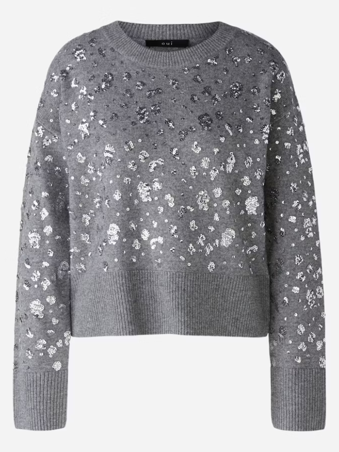 Oui-Sequinned-Wool-Blend-Jumper-In-Grey-89197-Col-9559-izzi-of-baslow