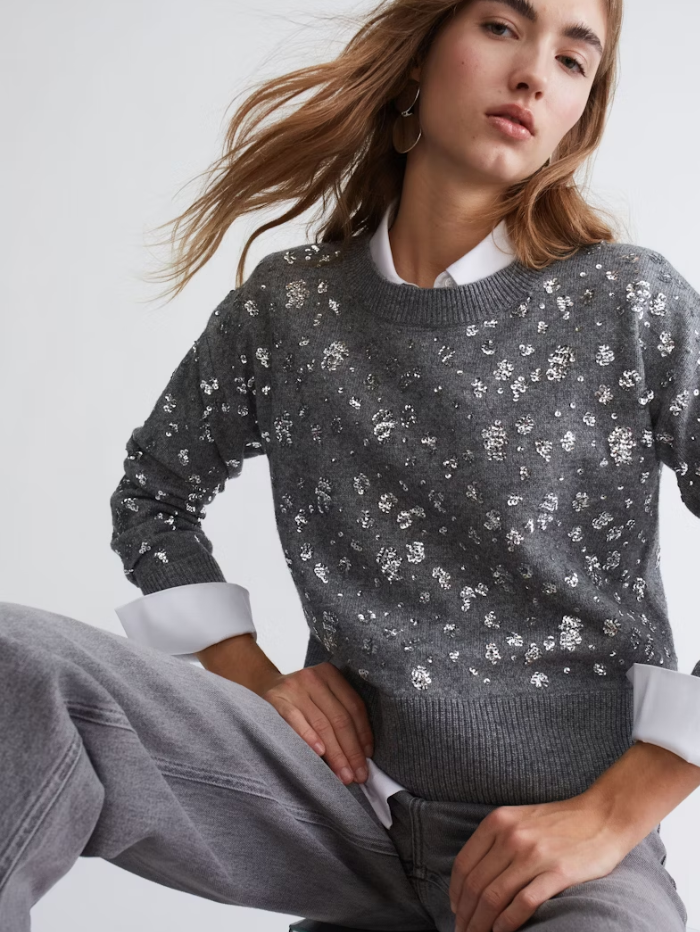 Oui-Sequinned-Wool-Blend-Jumper-In-Grey-89197-Col-9559-izzi-of-baslow