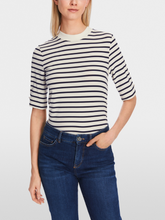 Marc-Cain-Collections-Striped-T-Shirt-XC 48.24 J16 COL 112-izzi-of-baslow