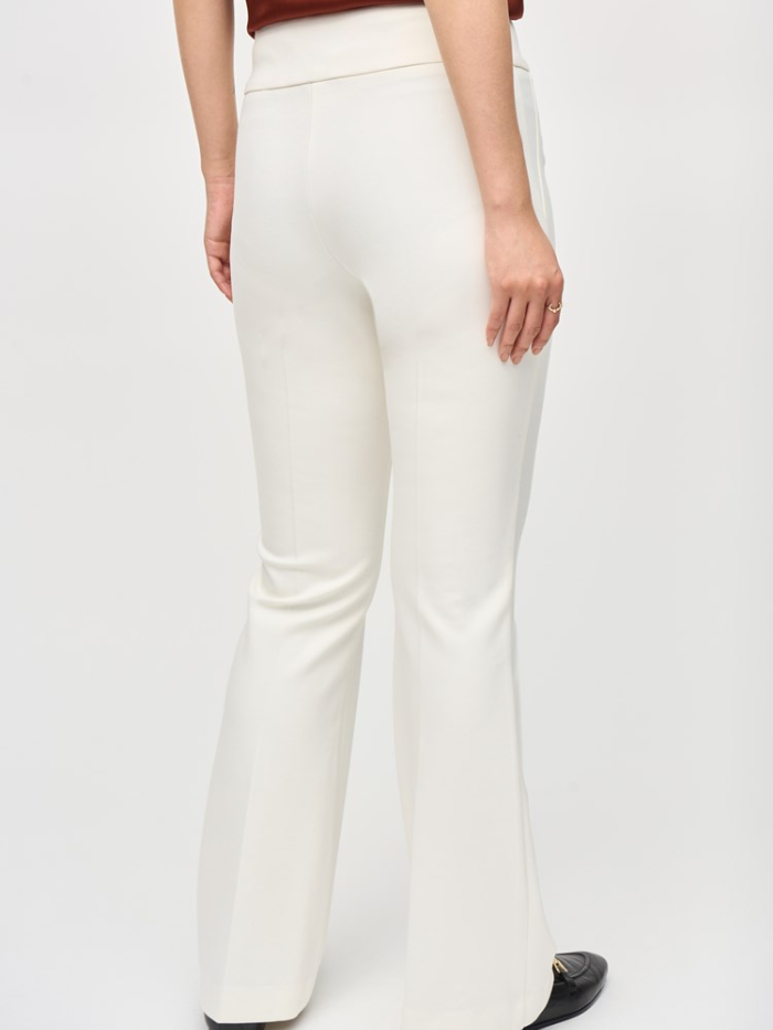 Joseph-Ribkoff-Heavy-Knit-Flared-Pull-On-Trousers-In-Vanilla-243307 Col 1761-izzi-of-baslow