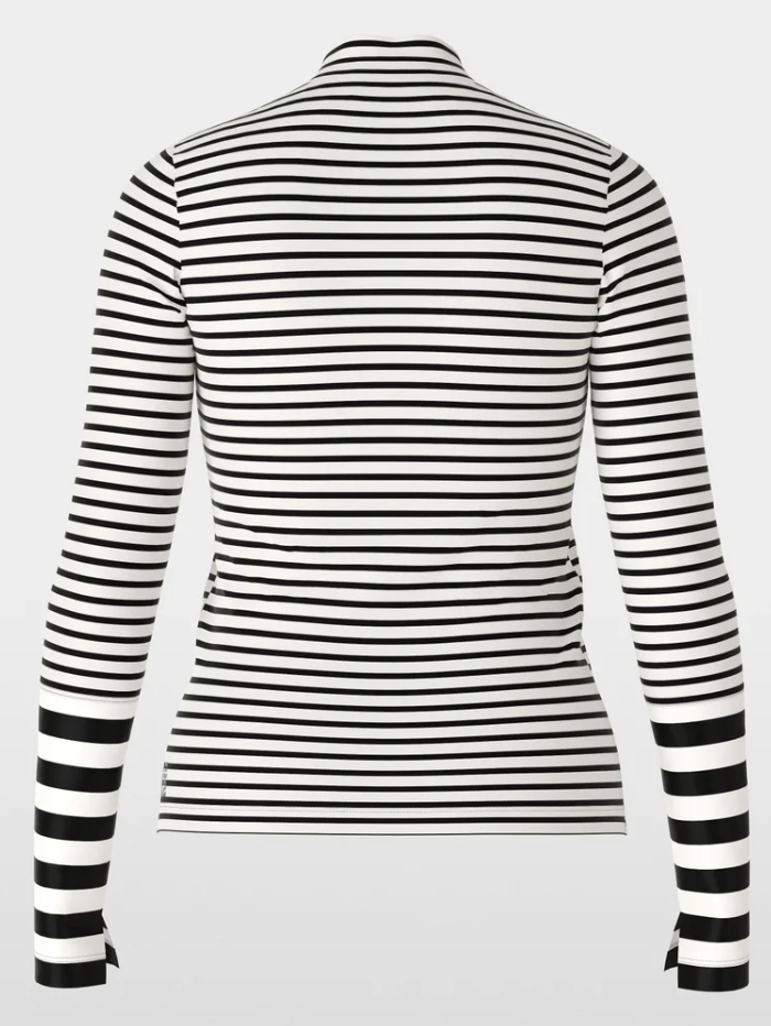 Marc-Cain-Sports-Striped-Long-Sleeved-Top XS 48.17 J23 COL 190-izzi-of-baslow