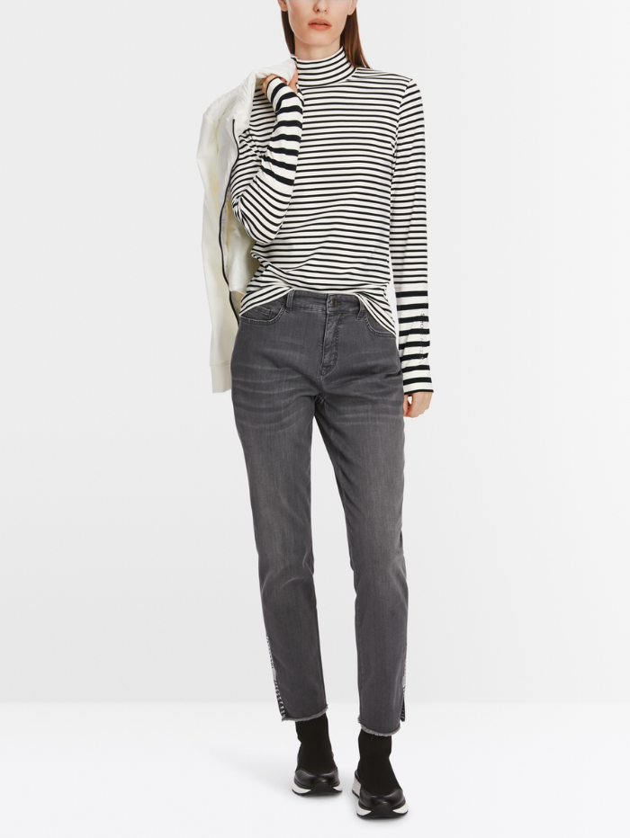 Marc-Cain-Sports-Striped-Long-Sleeved-Top XS 48.17 J23 COL 190-izzi-of-baslow