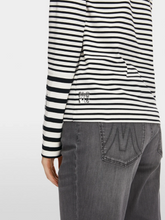 Marc-Cain-Sports-Striped-Long-Sleeved-Top XS 48.17 J23 COL 190-izzi-of-baslow