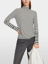 Marc-Cain-Sports-Striped-Long-Sleeved-Top XS 48.17 J23 COL 190-izzi-of-baslow