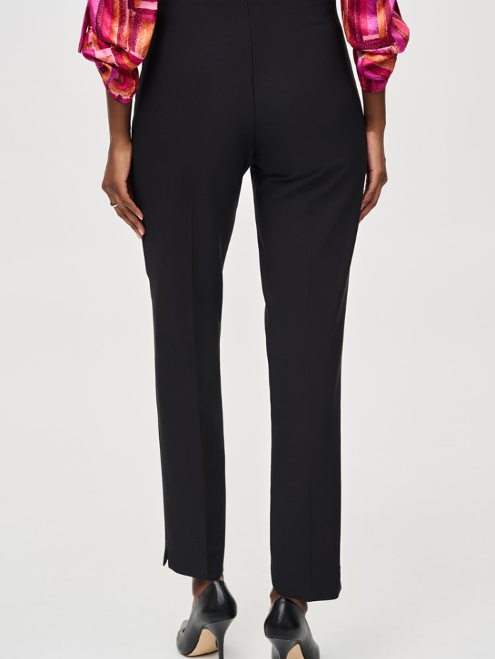 Joseph-Ribkoff-Black-Lux-Twill-Slim-Pull-On-Trousers-243145-Col 11-izzi-of-baslow