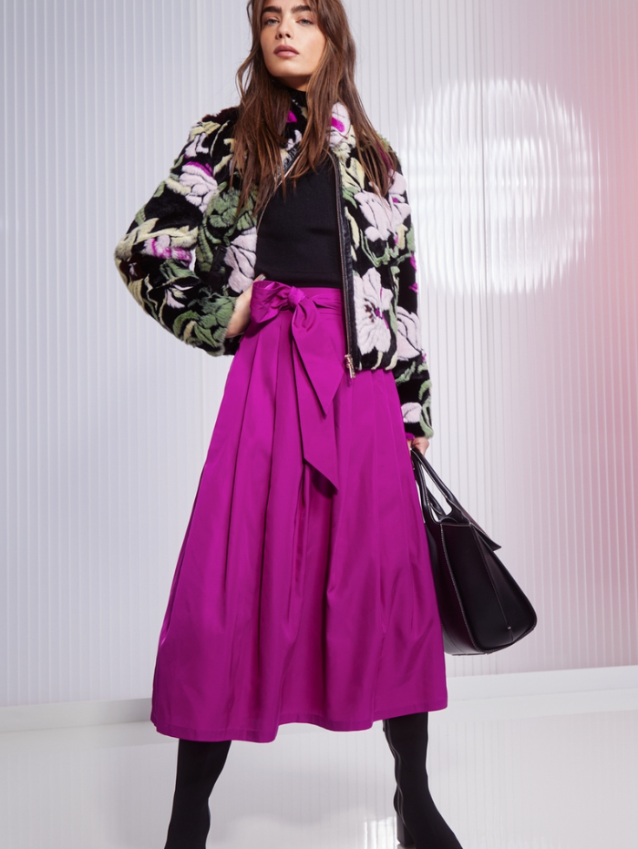 Marc-Cain-Collections-Fun-Fur-Floral-Jacket-XC 12.05 W38-COL-900-izzi-of-baslow