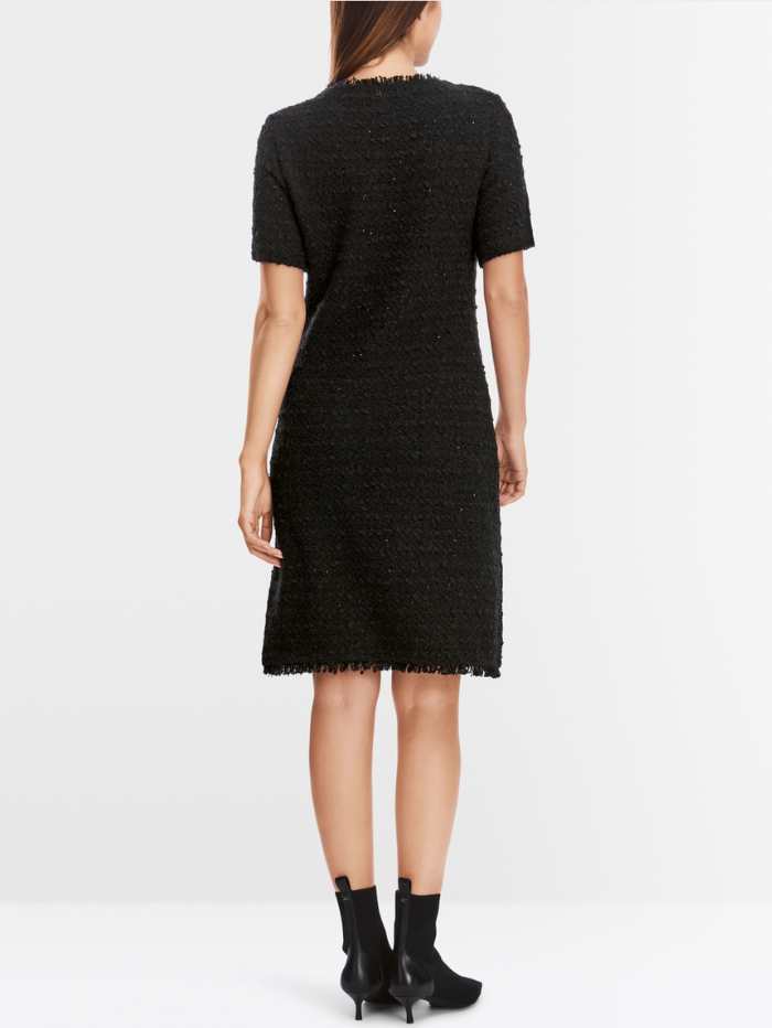 Marc-Cain-Collections-Black-Knitted-Dress-XC 21.45 M24 COL-900-izzi-of-baslow