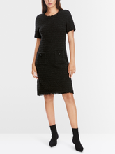 Marc-Cain-Collections-Black-Knitted-Dress-XC 21.45 M24 COL-900-izzi-of-baslow