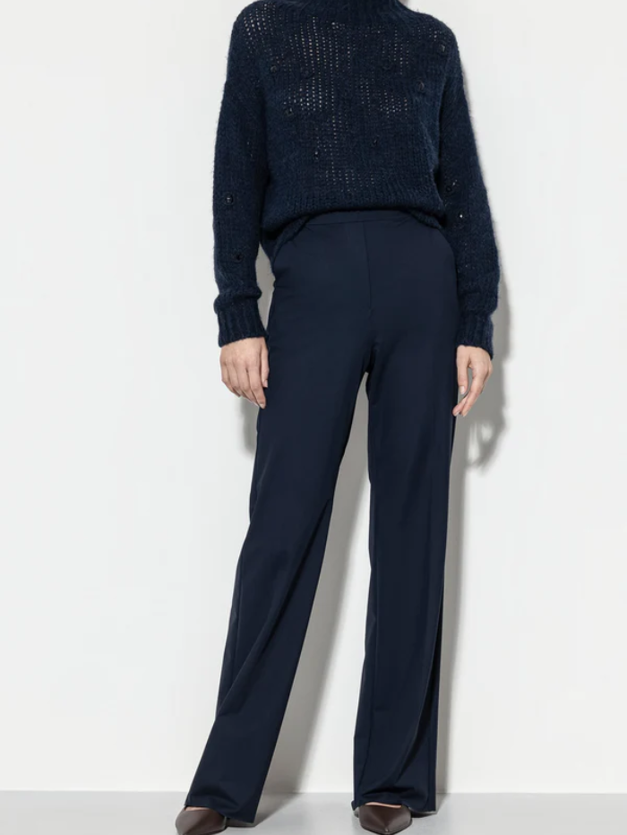 Luisa-Cerano-Softshell-Wide-Leg-Trousers-In-Midnight-Blue 608728 3686 Col 0265-izzi-of-baslow