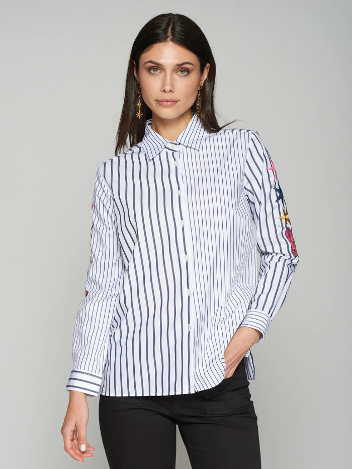 Vilagallo-White-And-Navy-Striped-Shirt-With-Embroidery-31567-izzi-of-baslow