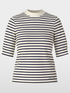 Marc-Cain-Collections-Striped-T-Shirt-XC 48.24 J16 COL 112-izzi-of-baslow