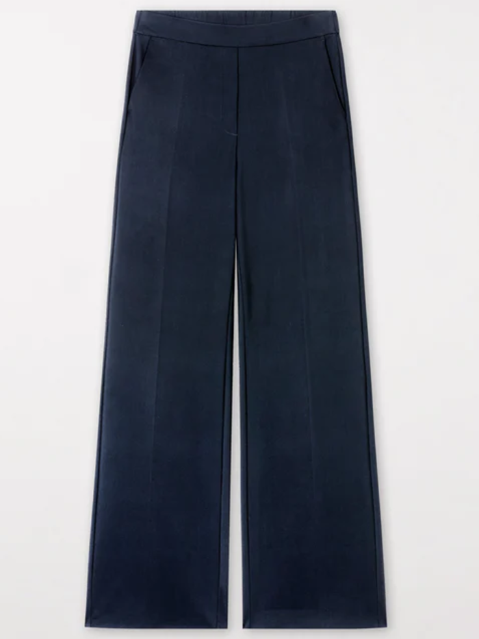 Luisa-Cerano-Softshell-Wide-Leg-Trousers-In-Midnight-Blue 608728 3686 Col 0265-izzi-of-baslow