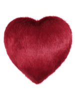 Helen Moore Accessories Standard Helen Moore Red Soft Furry Heart Shaped Cushion CHHCOL izzi-of-baslow