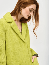 Joseph Ribkoff Coats & Jackets Joseph Ribkoff Notched Collar Coat In Wasabi 233951F24 Col 4277 izzi-of-baslow