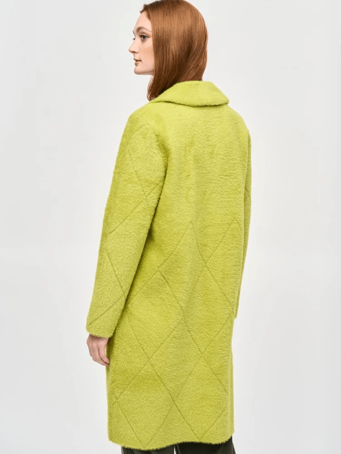 Joseph Ribkoff Coats &amp; Jackets Joseph Ribkoff Notched Collar Coat In Wasabi 233951F24 Col 4277 izzi-of-baslow