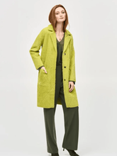 Joseph Ribkoff Coats & Jackets Joseph Ribkoff Notched Collar Coat In Wasabi 233951F24 Col 4277 izzi-of-baslow