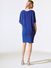 Joseph Ribkoff Dresses Joseph Ribkoff Chiffon Layered Dress In Royal Sapphire 243728 Col 2922 izzi-of-baslow