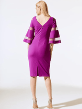 Joseph Ribkoff Dresses Joseph Ribkoff Scuba Crepe With Mesh Dress 243733 Col 4271 izzi-of-baslow