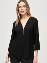 Joseph Ribkoff Tops UK 10 Joseph Ribkoff Silky Knit Fit and Flare Tunic 243314 Col 11 izzi-of-baslow