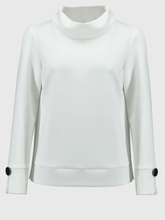 Joseph Ribkoff Tops UK 12 Joseph Ribkoff Scuba Jersey Boxy Top In Off White 244129 Col 34 izzi-of-baslow