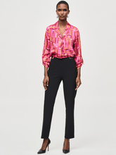 Joseph Ribkoff Trousers Joseph Ribkoff Black Lux Twill Slim Pull On Trousers 243145 Col 11 izzi-of-baslow