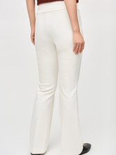 Joseph Ribkoff Trousers Joseph Ribkoff Heavy Knit Flared Pull On Trousers In Vanilla 243307 Col 1761 izzi-of-baslow