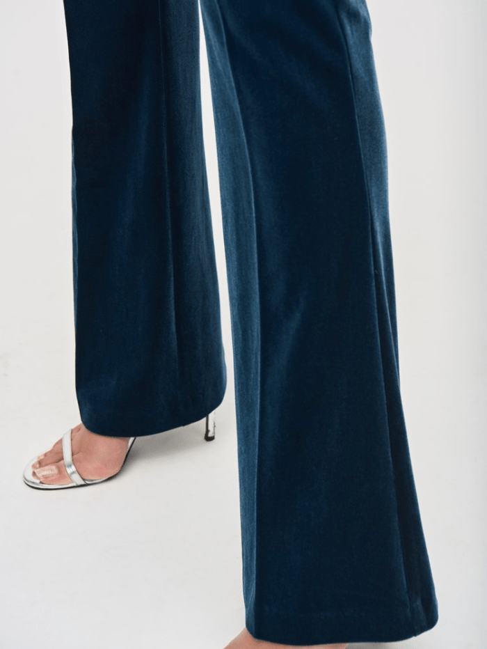 Joseph Ribkoff Trousers Joseph Ribkoff Nightfall Velvet Flared Pull On Trousers 234289F24 Col 3920 izzi-of-baslow