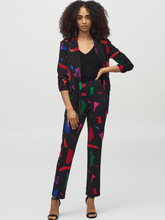 Joseph Ribkoff Trousers Joseph Ribkoff Silky Knit Abstract Print Straight Trousers 244245 Col 178 izzi-of-baslow