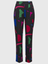 Joseph Ribkoff Trousers UK 8 Joseph Ribkoff Silky Knit Abstract Print Straight Trousers 244245 Col 178 izzi-of-baslow