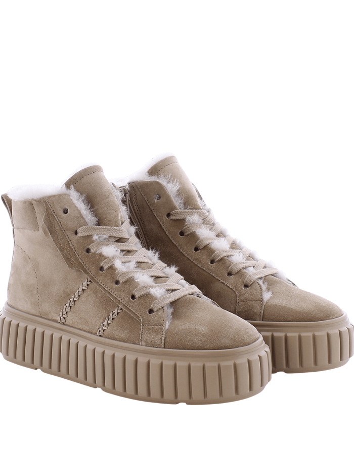 Kennel &amp; Schmenger Footwear 4 Kennel &amp; Schmenger ZAP Beige High Top Suede Boots 41-25030-566 izzi-of-baslow