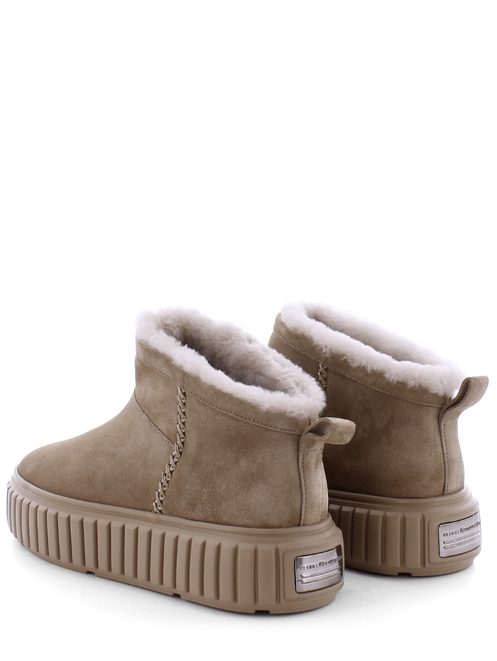 Kennel &amp; Schmenger Footwear Kennel &amp; Schmenger Beige Pull On Suede Ankle Boots 41-25260-566 izzi-of-baslow