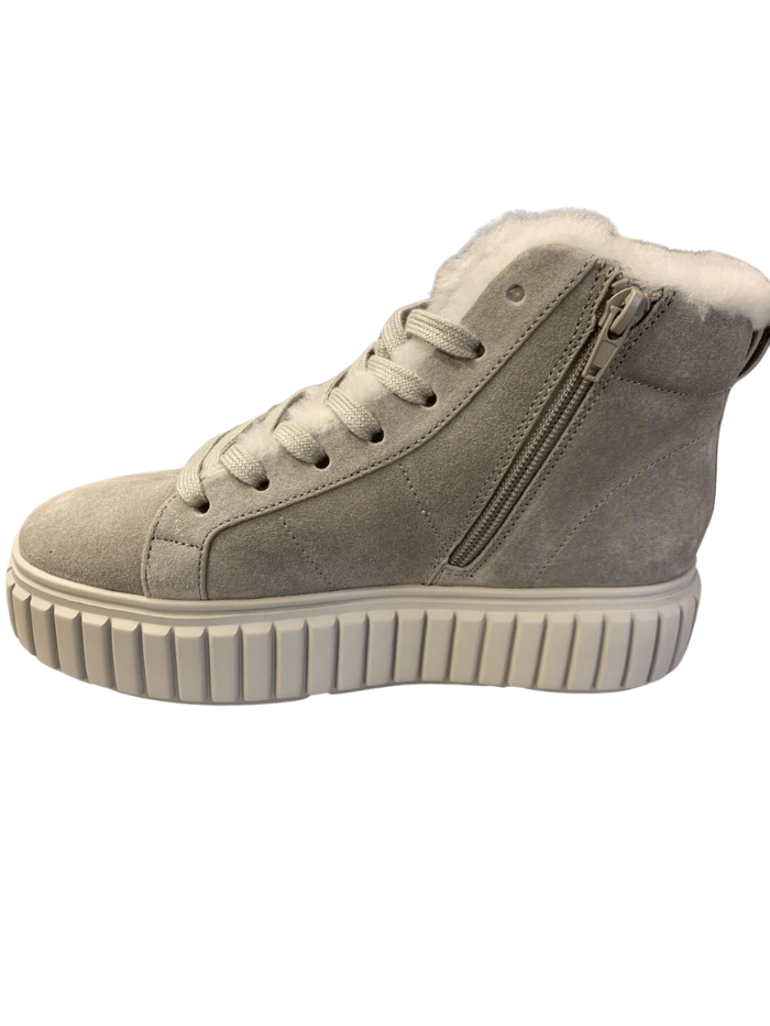 Kennel &amp; Schmenger Footwear Kennel &amp; Schmenger Grey High Top Suede Boots 41-25030-559 izzi-of-baslow