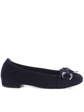 Kennel & Schmenger Footwear Kennel & Schmenger Malu Ballerina Pump In Ocean 41-10300-488 izzi-of-baslow