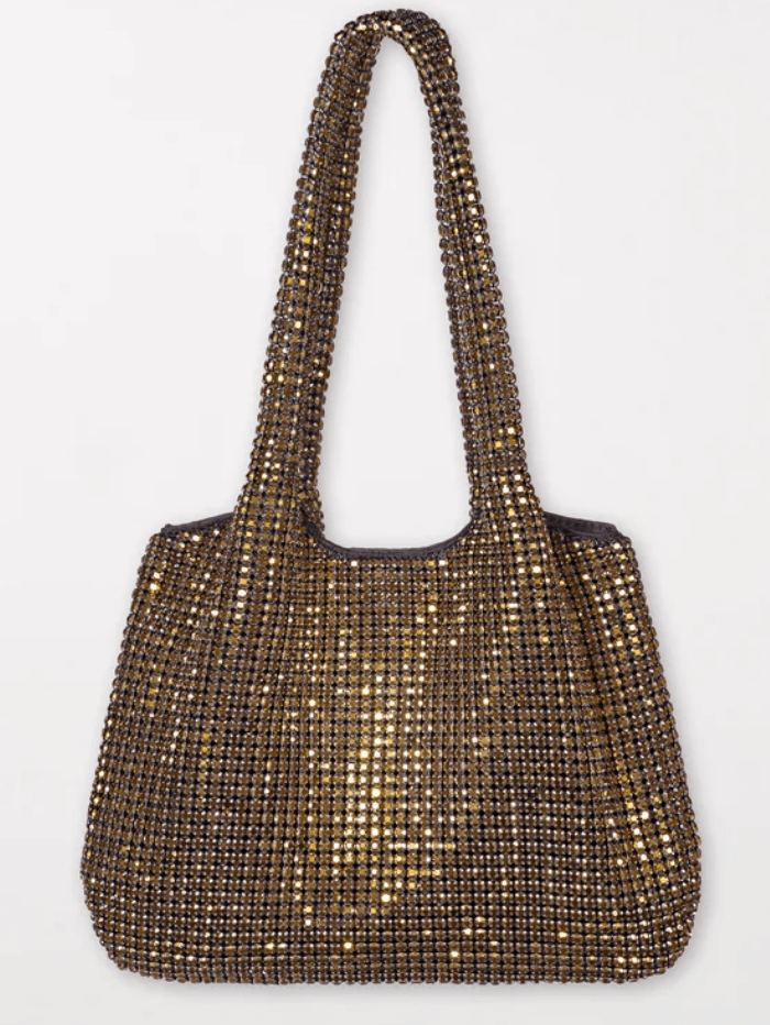 Luisa Cerano Accessories Luisa Cerano Bag With Glittering Rhinestones In Gold 808691 9440 Col 0500 izzi-of-baslow