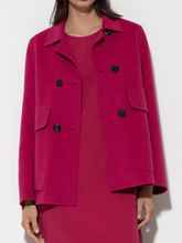 Luisa Cerano Coats and Jackets Luisa Cerano Double Face Jacket In Berry Pink 408591 4080 Col 0455 izzi-of-baslow