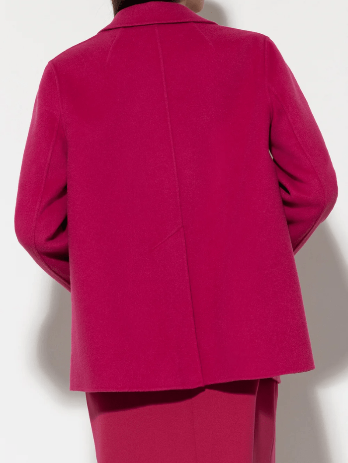 Luisa Cerano Coats and Jackets Luisa Cerano Double Face Jacket In Berry Pink 408591 4080 Col 0455 izzi-of-baslow