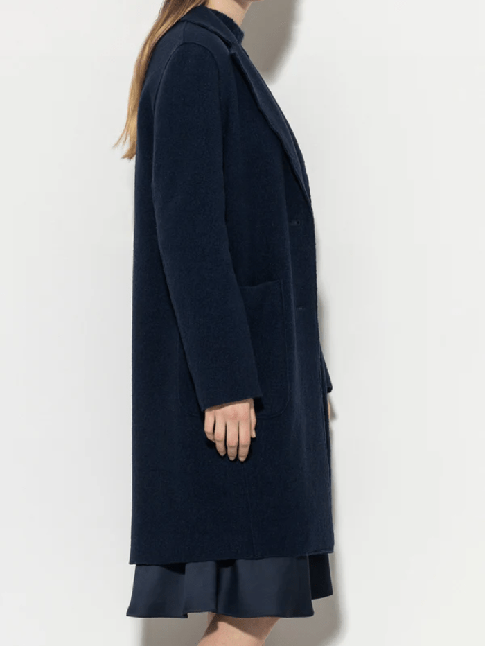 Luisa Cerano Coats &amp; Jackets Luisa Cerano Wool Blazer Coat In Midnight Blue 408945 3680 Col 0265 izzi-of-baslow