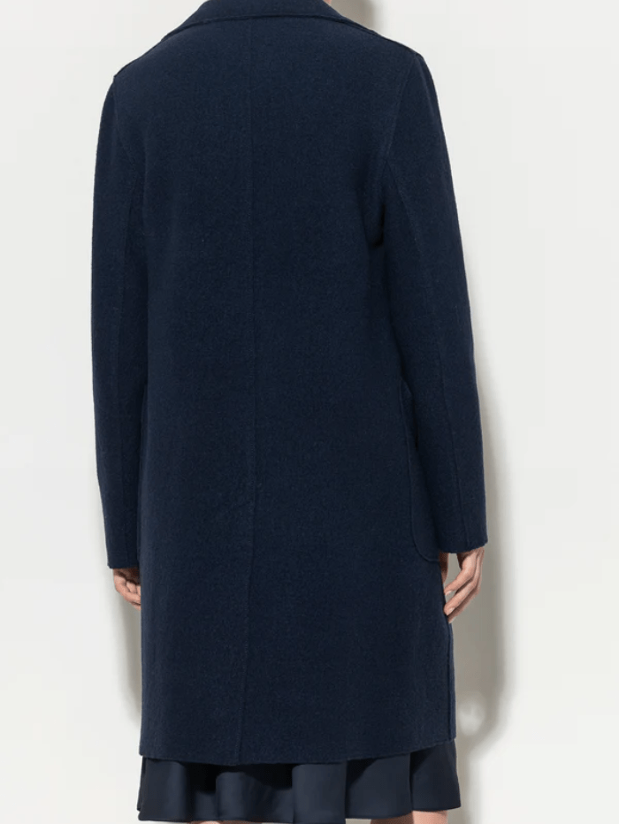 Luisa Cerano Coats &amp; Jackets Luisa Cerano Wool Blazer Coat In Midnight Blue 408945 3680 Col 0265 izzi-of-baslow