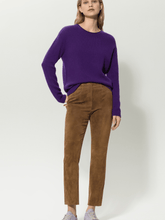 Luisa Cerano Knitwear Luisa Cerano Cashmere Blend Pullover in Deep Purple 188322 5871 0870 izzi-of-baslow