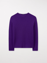 Luisa Cerano Knitwear Luisa Cerano Cashmere Blend Pullover in Deep Purple 188322 5871 0870 izzi-of-baslow