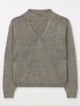 Luisa-Cerano-Grey-Cut-Out-Pullover 188344 Col 5157 izzi-of-baslow