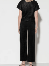 Luisa Cerano Trousers Luisa Cerano Cord Wide Leg Trousers In Black 608690 3556 Col 001 izzi-of-baslow