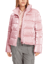 Marc Cain Additions Coats and Jackets Marc Cain Additions Quilted Short Coat In Warm Rose XA 12.08 W82 Col 213 izzi-of-baslow