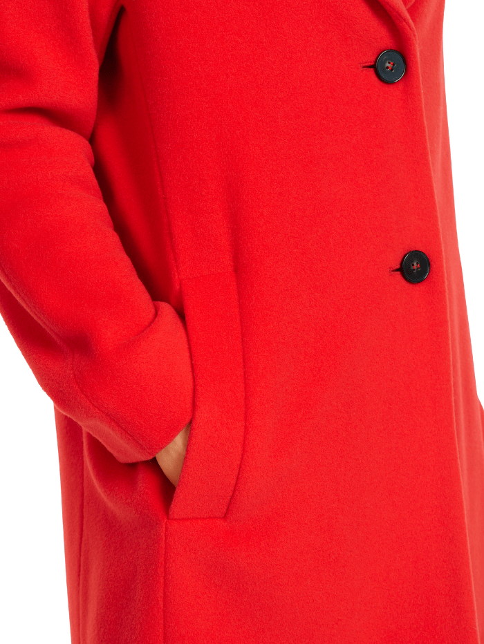 Marc-Cain-Additions-Red-Wool-Blend-Coat VA 11.05 W10 COL 270 izzi-of-baslow