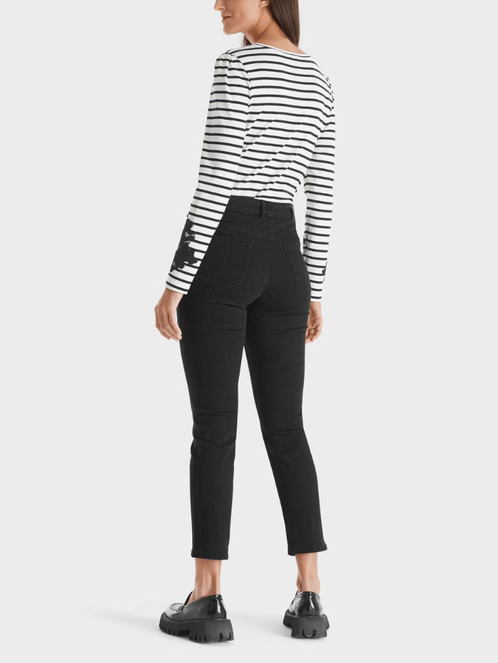 Marc Cain Additions Denim Marc Cain SILEA Rethink Together Slim Fit Black Jeans +P 82 .01 D70 Col 900 izzi-of-baslow