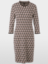 Marc Cain Collections Dresses 1 Marc Cain Collections Fine Knit Patterned Dress XC 21.44 M15 COL 213 izzi-of-baslow